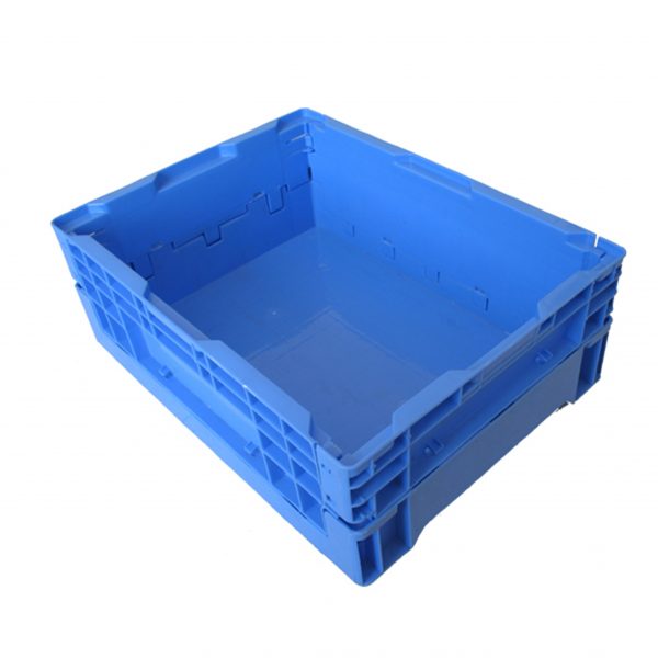 clever collapsible storage bin with lid