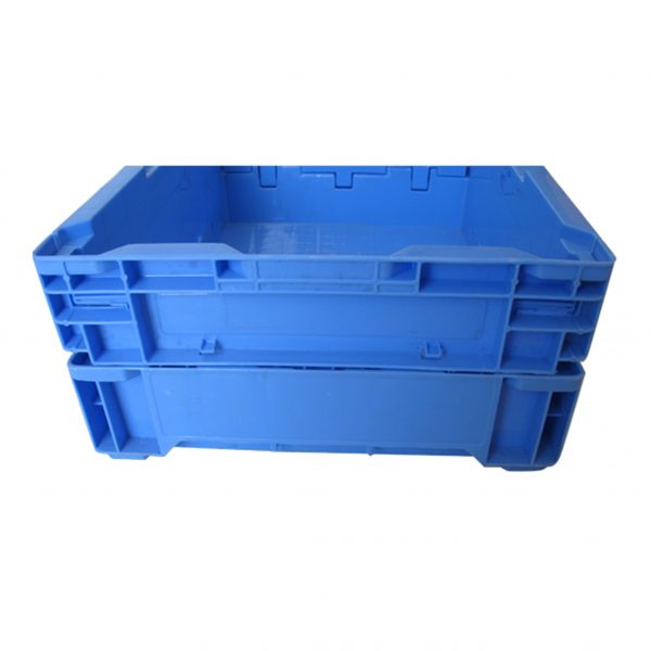 clever collapsible storage bin with lid