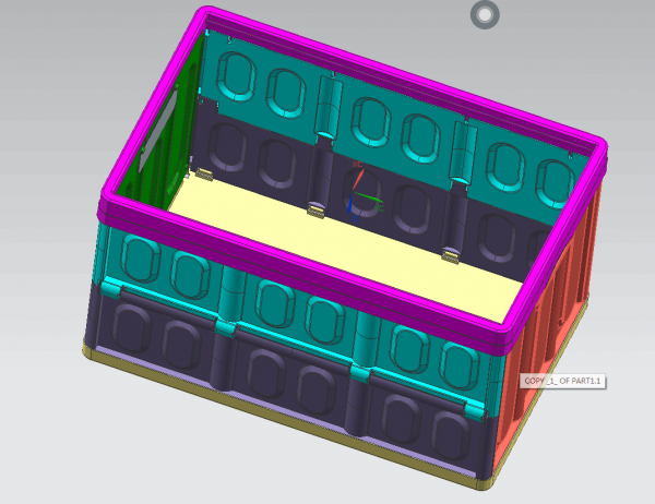 collapsible bins storage