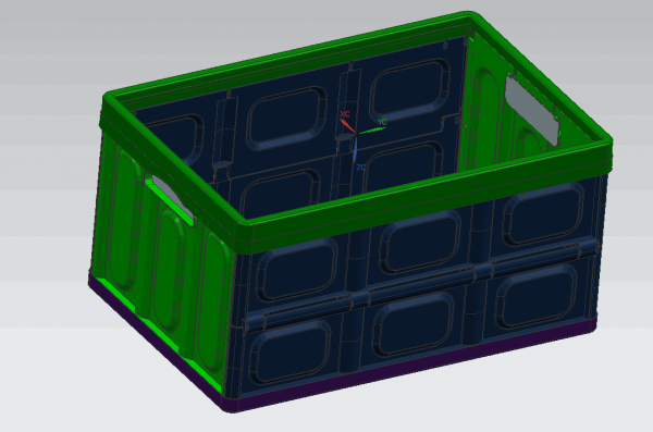 collapsible bins storage