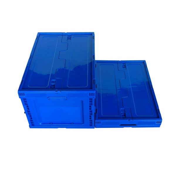 collapsible plastic container with lid