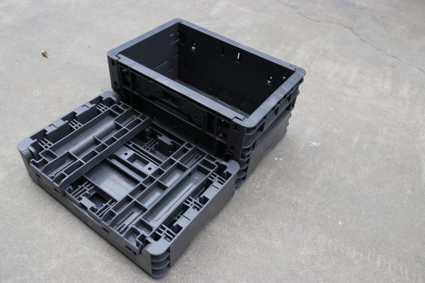 collapsible plastic storage boxes