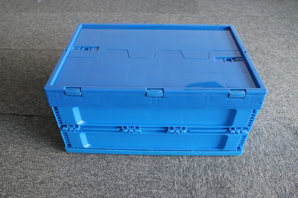 collapsible storage bins with lid