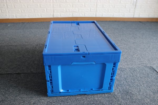 collapsible storage bins with lid