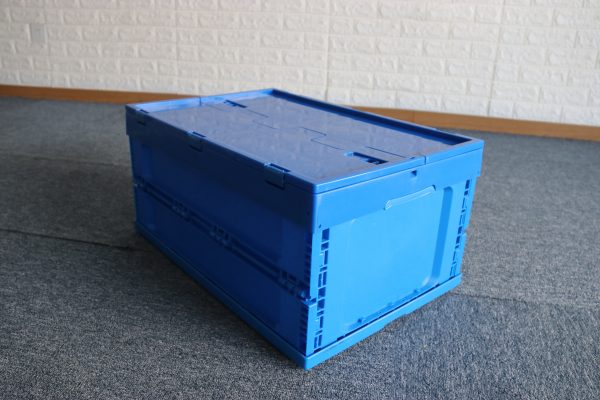 collapsible storage bins with lid