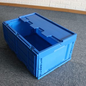 collapsible storage bins with lid