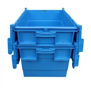 small plastic boxes with hinged lids