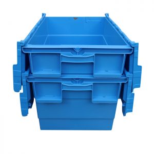 small plastic boxes with hinged lids